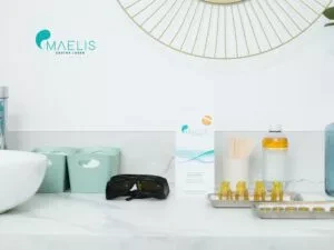 Plan de travail des salles d'épilation laser Maelis.